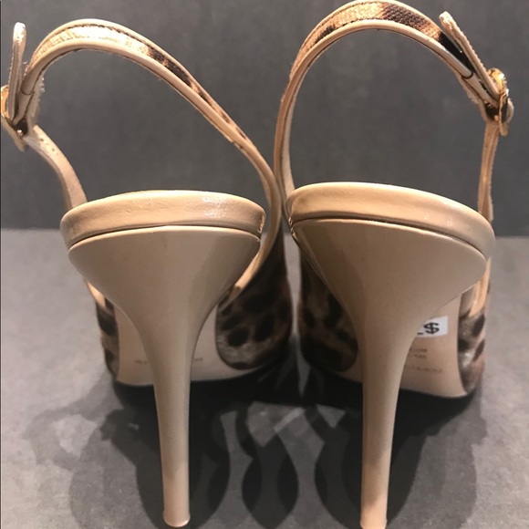 Dolce & Gabbana HH leopard sling back with buckle - Picture 4 of 4